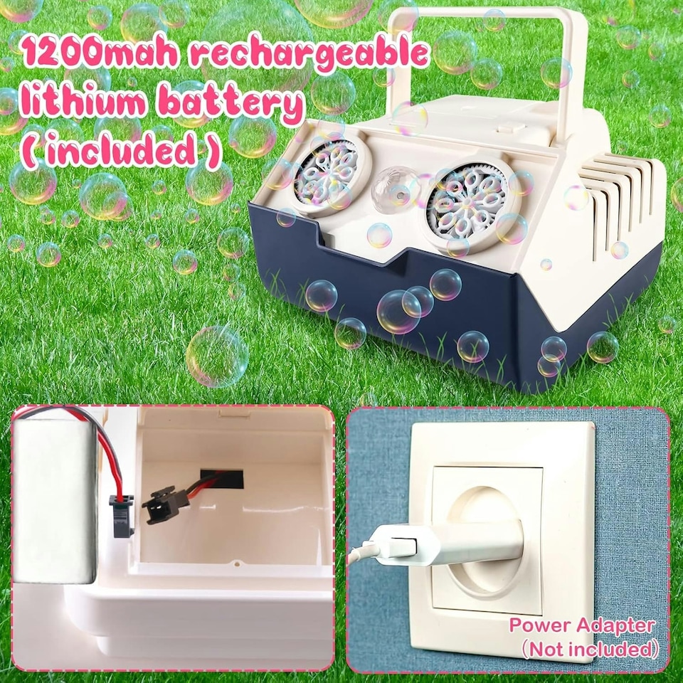 image 1 of Automatic Electric Bubble Machine for Children