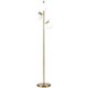 image 1 of HOMCOM Modern Tree Floor Lamp with 3 Light, for Living Room Bedroom, Gold