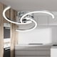 image 7 of Curve - Chrome LED Flush Ceiling Light | Chrome | 1