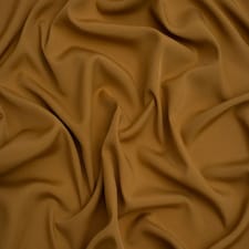 Minerva Core Range Gold Soft Touch Crepe Fabric for Dressmaking, 110cm / 43" Wide - per metre