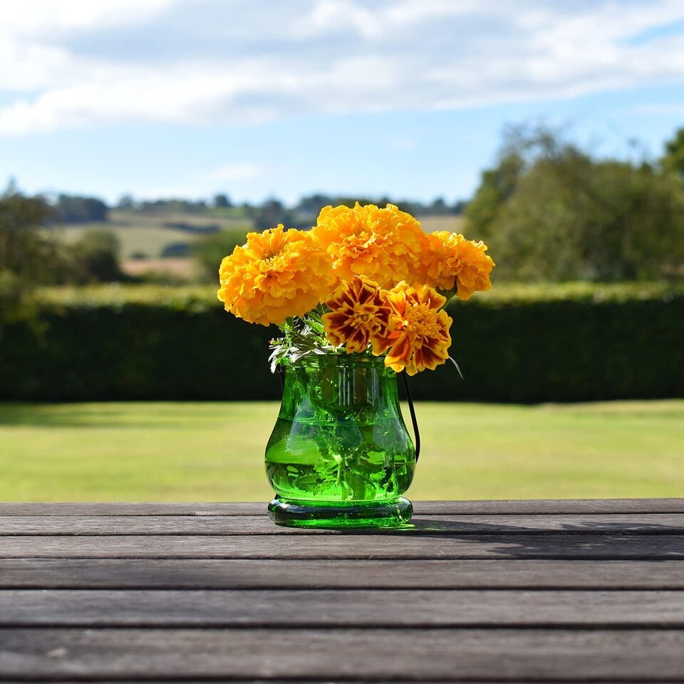 image 1 of Hanging Tealight Holders - 12 Pack Candle Holders Glass for Indoor and Outdoor Ambiance | Multi | Coloured | 10cm x 8.3cm | 12