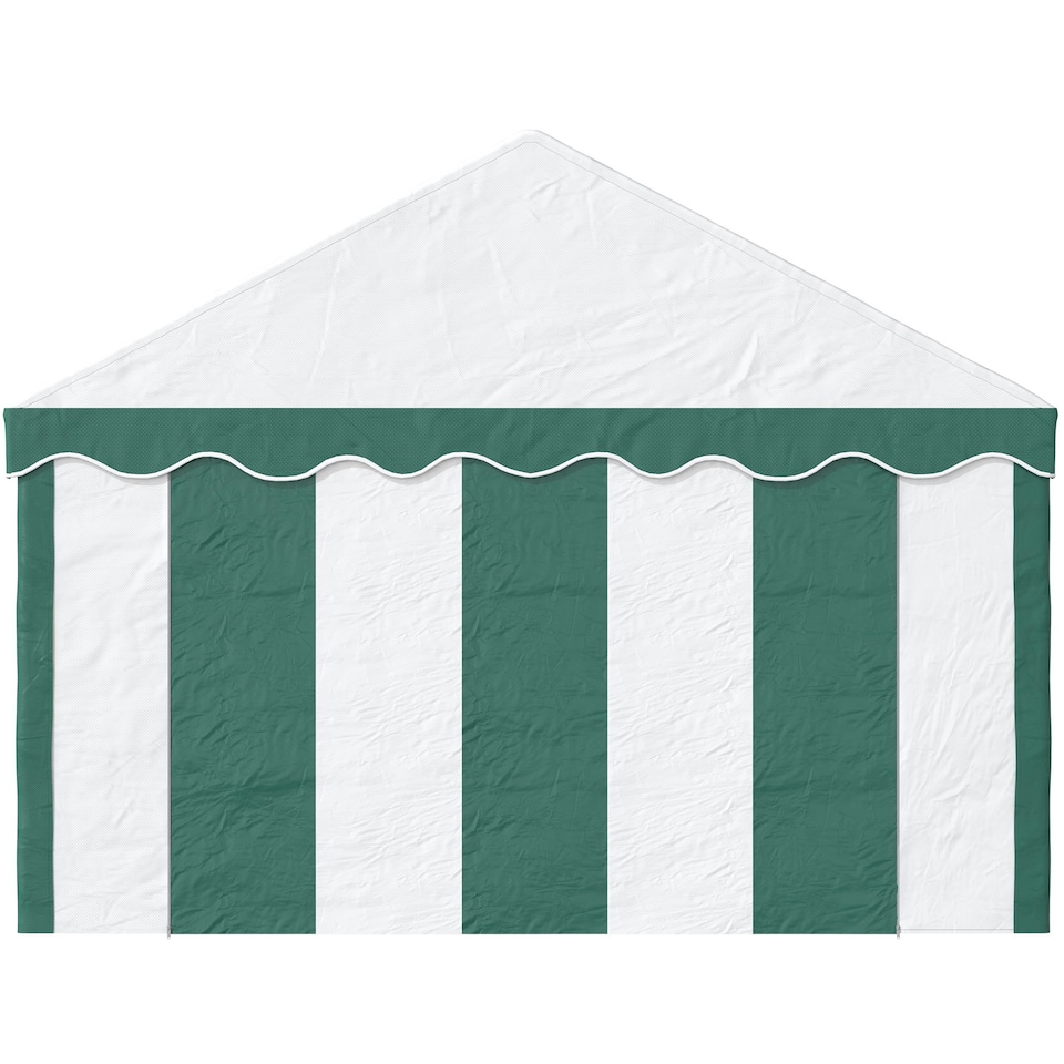 image 1 of Outsunny 4 x 4m Marquee Gazebo, Party Tent with Sides and Double Doors