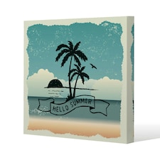 Hello Summer (Canvas Print) 127 x 127 x 4cm