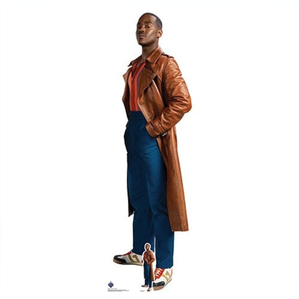 The Fifteenth Doctor Ncuti Gatwa Doctor Who Side Glance Lifesize Cardboard Cutout 174cm