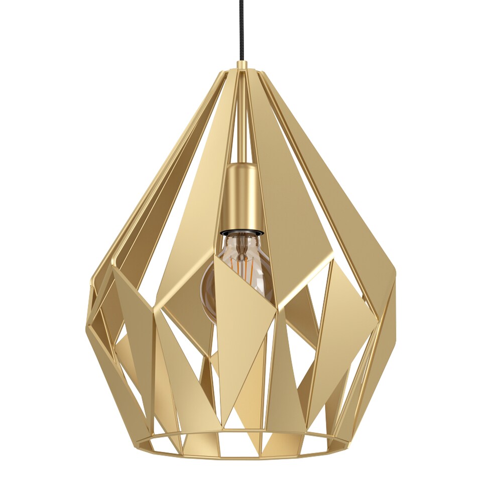 image 1 of EGLO Carlton Single Pendant Light Gold