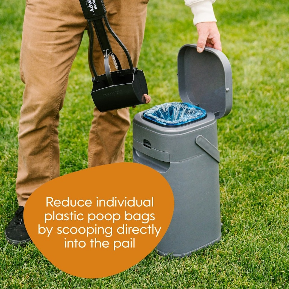 image 1 of Pet Genie Dog Waste Disposal System with Extra Refill