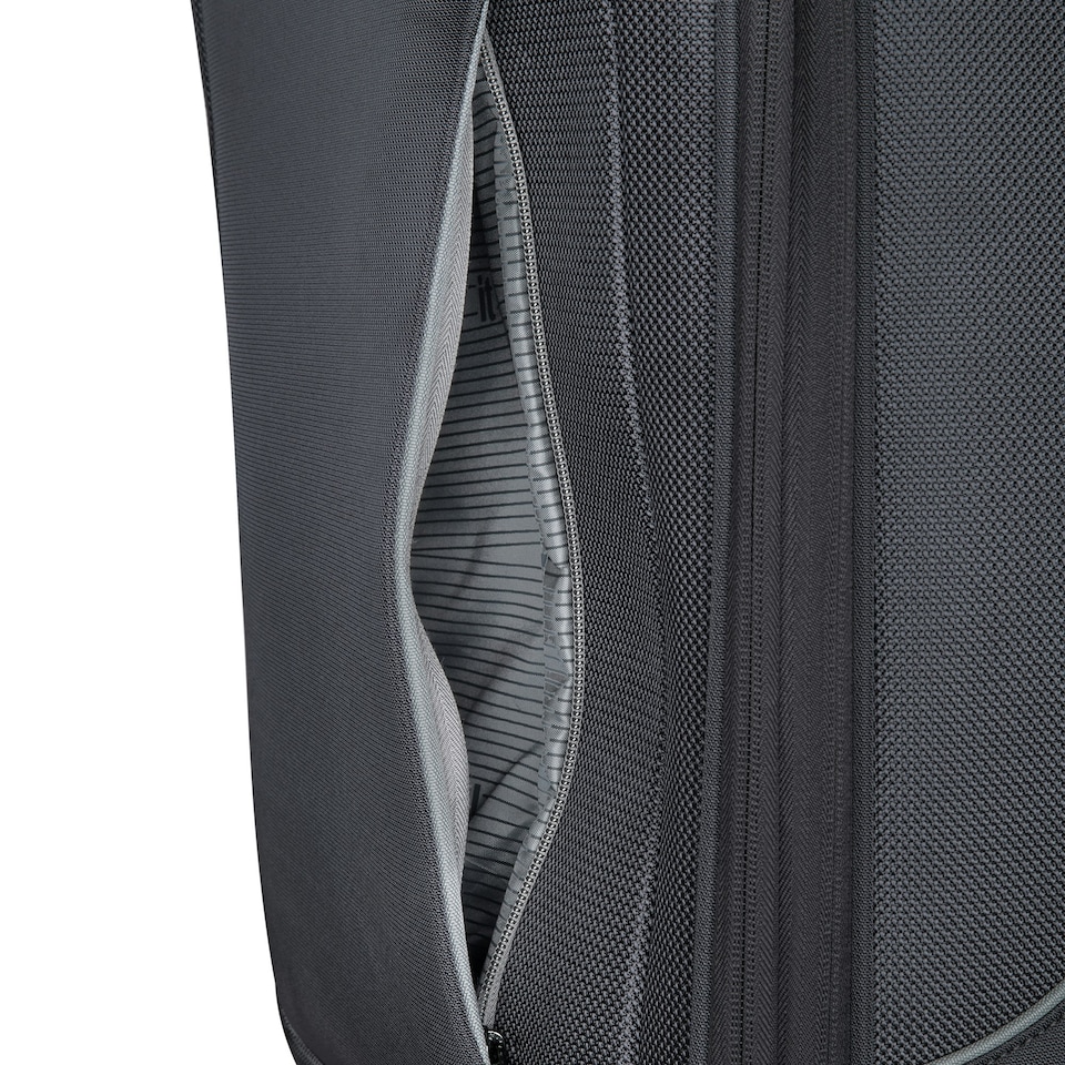 image 1 of IT Luggage Teleported Warm Charcoal Expandable 3pc Suitcase Set with TSA Lock Grey