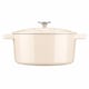 image 4 of Cooks Professional Casserole Dish 26cm – Ovenproof Pan with Lid | White | Ivory