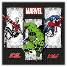 MARVEL COMICS 2026 SQUARE CALENDAR