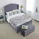 image 6 of Richmond Plush King Bed Frame - Grey