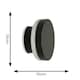 image 5 of ValueLights Infinity Black Backlit Circle Integrated LED Wall Light | Black