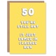 image 1 of 50Th Still Hot Flashes 50 Year Old Cheeky Her Birthday Card