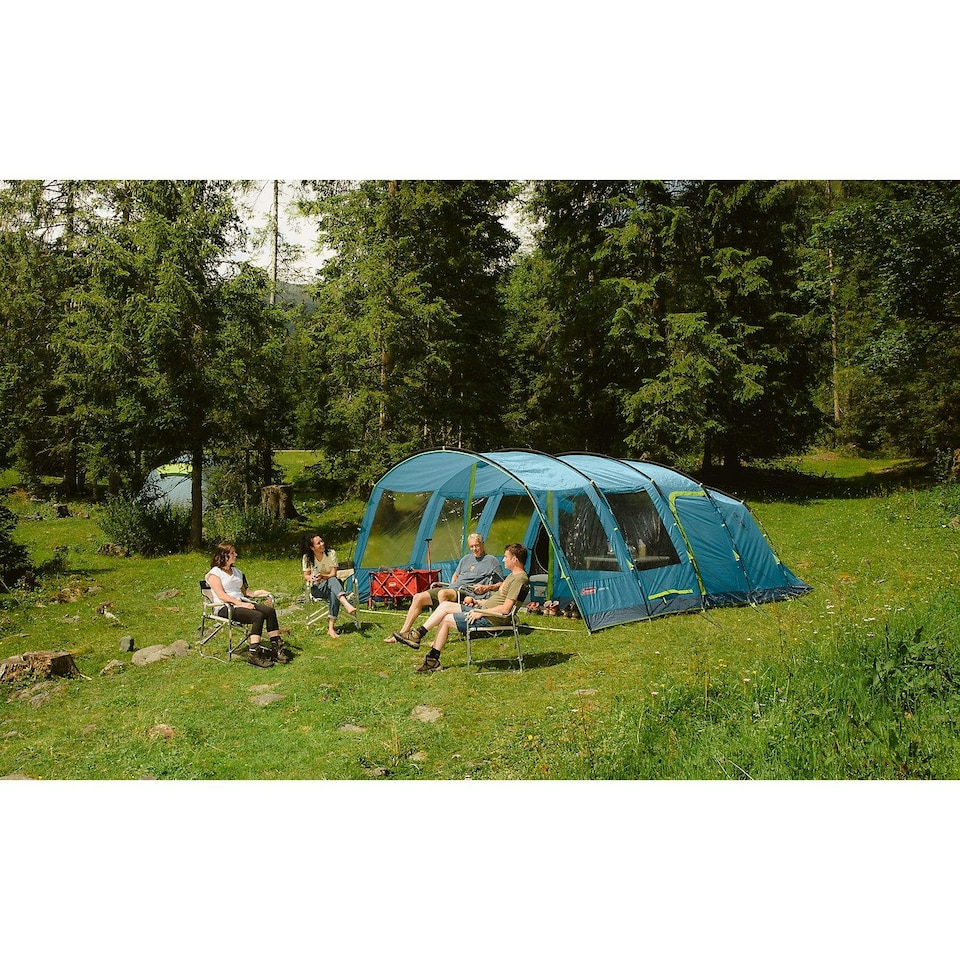 image 1 of Coleman Aspen 6 L Family Tent with Extended Porch - Green N/A
