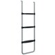 image 1 of SPORTNOW 2 Steps/3 Steps Galvanised Steel Trampoline Ladder Climbing