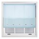 image 3 of FURNISHED Roller Blinds Daylight Square Eyelet Light Filtering Easy Fit Trimmable Window Shade | Blue | Duck Egg Blue