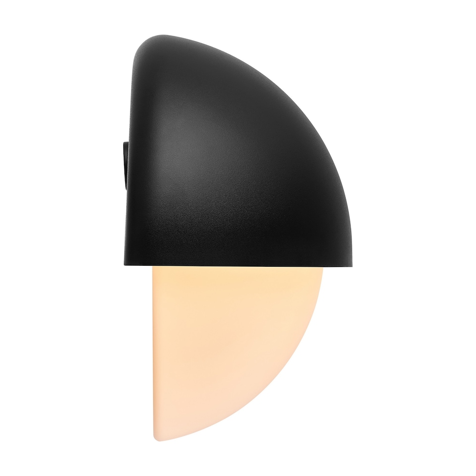 image 1 of Nordlux Scorpius Outdoor Wall Light Black Plastic Solar E14 Sensor Weatherproof - Mains Powered, IP44 | Black | Black