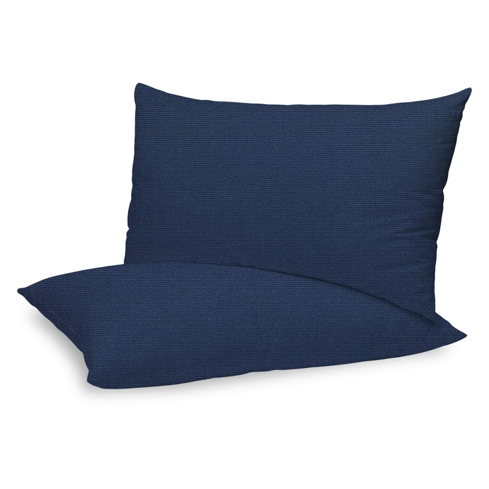 image 1 of Covers&All Sunbrella Lumbar Pillows Set of 2 UV Fade resistant and Water Repellent Rectangle Lumbar Throw Pillows