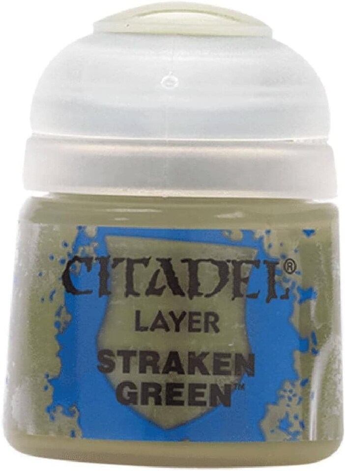 image 1 of Games Workshop Citadel Colour Layer: Straken Green (12ml) Paint