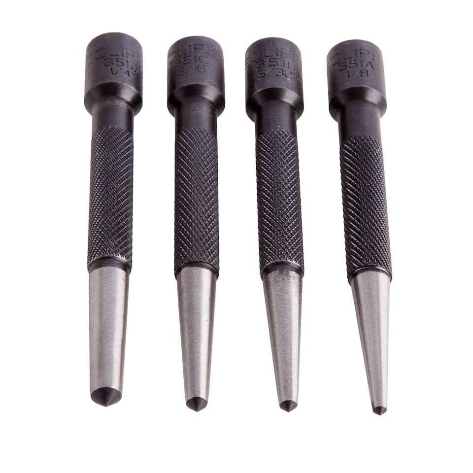 image 1 of Eclipse Round Centre Punch (Pack of 4) | Black | Black | One Size | 1