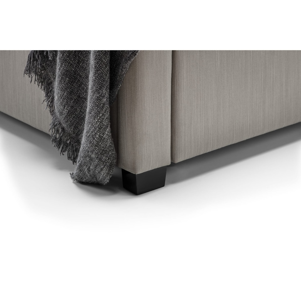 image 1 of Lunar 4 Drawer Bed - Grey Linen - King (150cm)