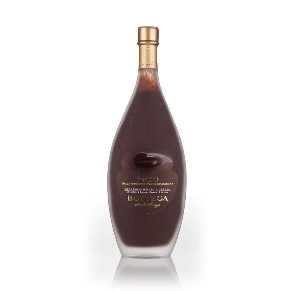 image 1 of Bottega Nero Dark Chocolate & Grappa Liqueur 50cl