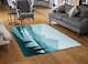 image 2 of Abstract Mountain Landscape Designer Rug | Multi