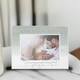image 3 of Silver Glitter Engagement Glass Picture Frame with Acrylic Letters - 5" x 3.5" Clear | One Size