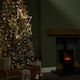 image 5 of 70cm Light up Dewdrop Christmas 2D Star with 230 Warm White LEDs & Timer Function