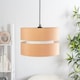 image 5 of ValueLights Sophia Large Sand 2 Tier Ceiling Light Shade & Bulb | Yellow