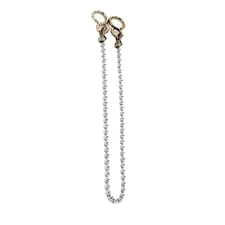 Securpak Chrome Basin Plug Chain - Chrome - 300mm