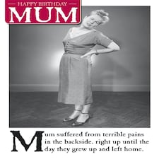 On the Ceiling, Mum Birthday Card, Birthday Card Mum, Mum Funny Birthday Card