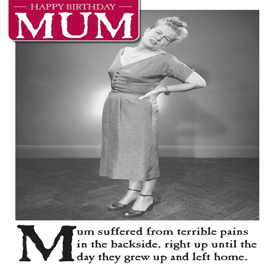 On the Ceiling, Mum Birthday Card, Birthday Card Mum, Mum Funny Birthday Card