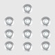 image 3 of ValueLights 10 Pack IP67 Rated 15mm White LED Round Decking Kitchen Plinth Lights Kit