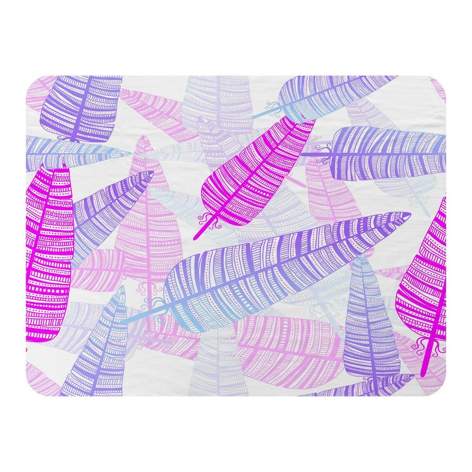 image 1 of Purple Feathers (Blanket)
