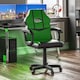image 1 of Vida Designs Comet Racing Gaming Office Chair Computer Desk Table Chair, Green & Black