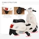 image 6 of HOMCOM Vespa Licensed 6V Kids Electric Motorbike Ride On Motorcycle  Battery Powered for 18-36 Months with Horn Light White