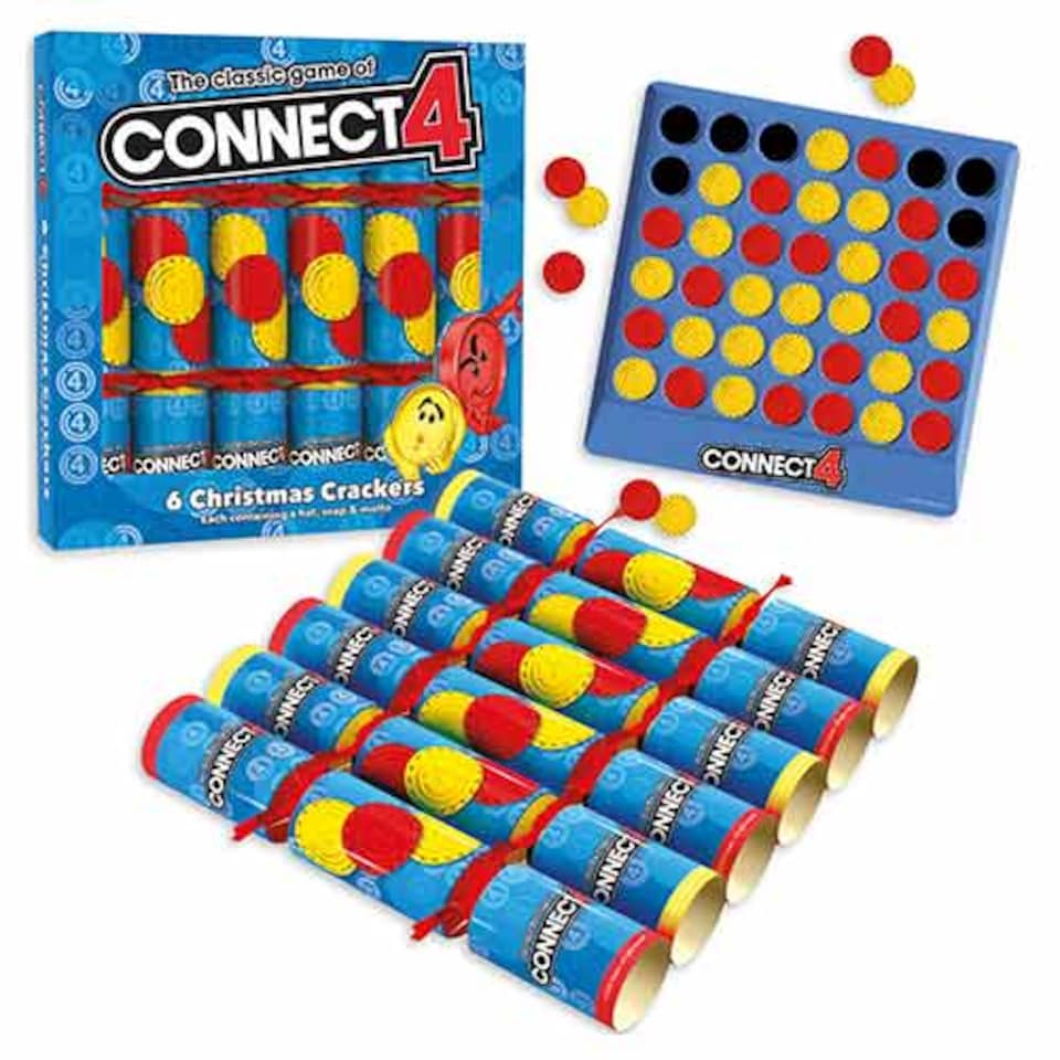Hasbro Connect 4 Game Christmas Crackers 30cm / 12 in - Pack of 6