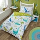 image 2 of Roarsome Dinosaur Polycotton Kids Reversible Duvet Cover Set with Pillowcase Multi | Single