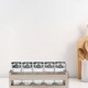 image 3 of 6-Pc Spice Herb Glass Jars with Wooden Wall Rack
