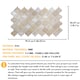 image 8 of NOVECRAFTO 3D Tile Effect Wall Panels – Cream Gold Arabesque Design with Glitter – Set of 6 PVC Sheets – 2.78m² (29.96sqft) – Kitchen & Bathroom Cladding