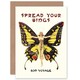 image 1 of Bon Voyage Butterfly Dancer Nouveau 1920S Art Card