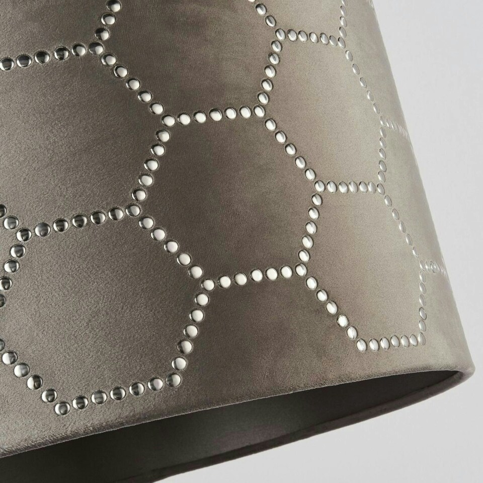 image 1 of Queen Bee Velvet Stud Grey Shade Grey