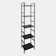 image 2 of OHS 5 Tier Modern Home Storage Organiser Shelving Display Unit Black | 5 Tier - 29.5 x 23.5 x 140cm