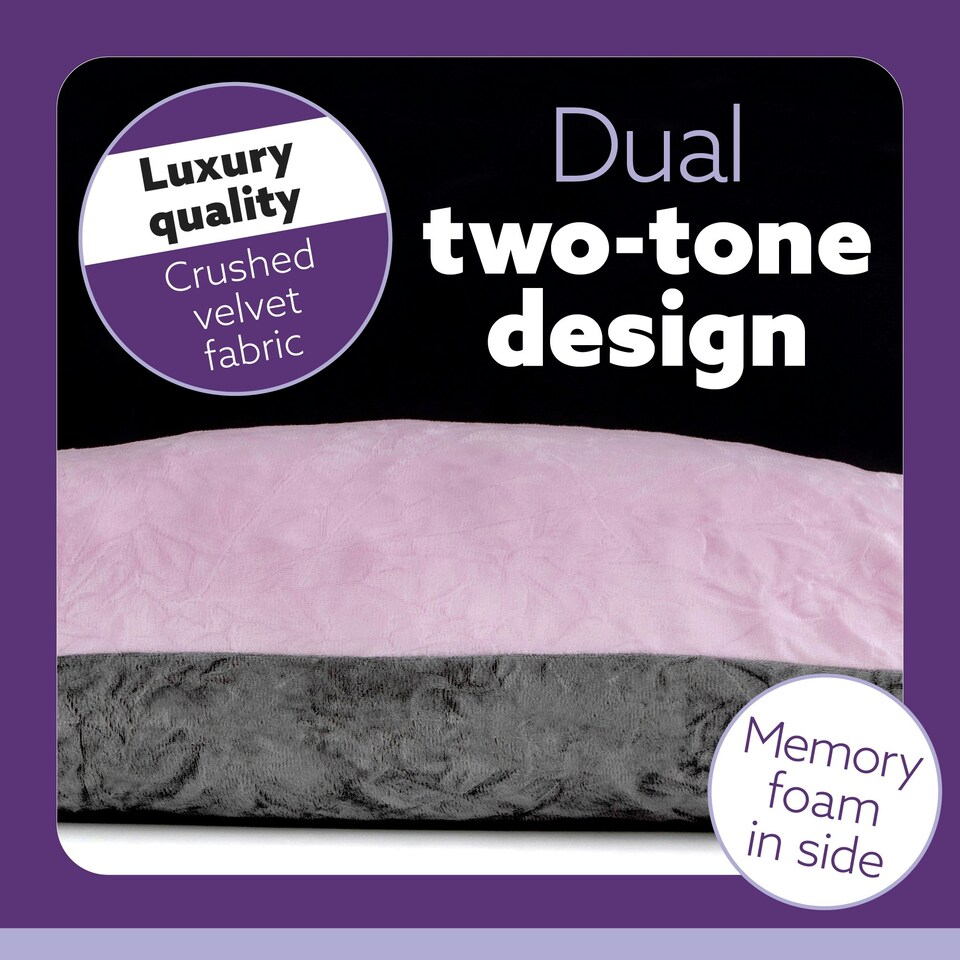 image 1 of Aamira L-Shaped Pregnancy Pillow Memory Foam Maternity Nursing Support Cushion Pink & Dark Grey | Grey | Grey | 145cm | 1