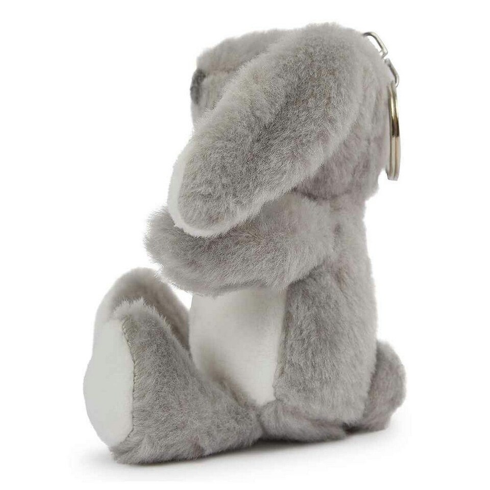 image 1 of Mumbles Bunny Keyring - Grey - One Size