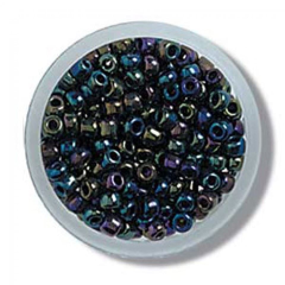 Trimits Rainbow Glass Bugle Beads Bulk Pack for Embroidery & Jewellery Making - per value pack of 3