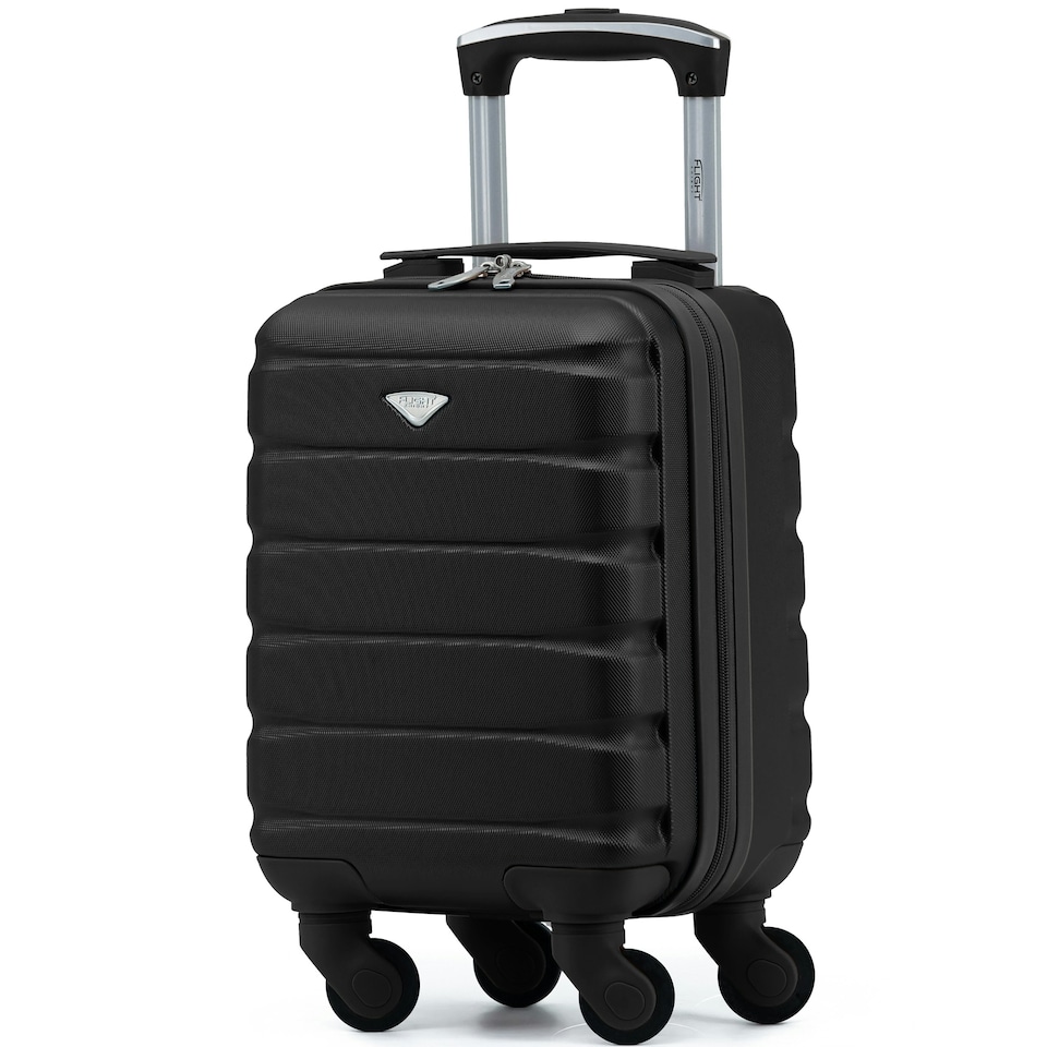 image 1 of 40x20x25cm Ryanair Free Carry-On Maximum Size Cabin Suitcase - Lightweight 4 Wheel ABS Hard Case - Cabin Carry On Hand Luggage Suitcase 100+ Airline Approved Cream | Cream | Cabin Bag