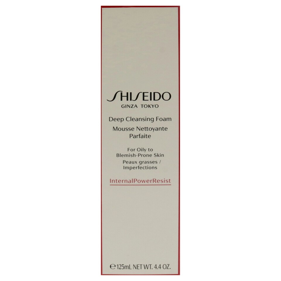 image 1 of Deep Cleansing Foam by Shiseido for Women - 4.4 oz Cleanser