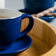 image 7 of Argon Tableware 12 Piece Coloured Cappuccino Cup & Saucer Set - 250ml - Navy
