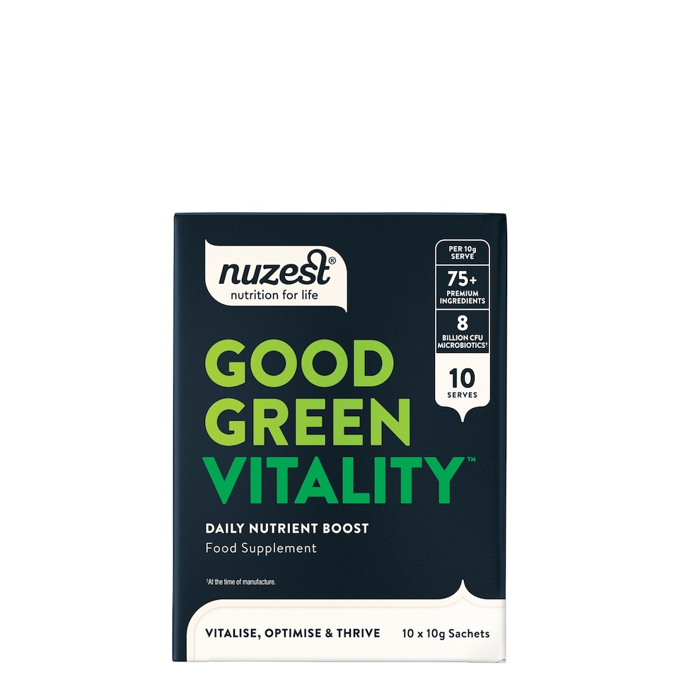 image 1 of Nuzest Good Green Vitality Multivitamin Greens Powder  5 x 10g Servings